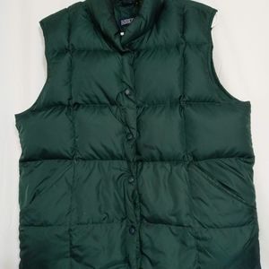 Lands End down vest
